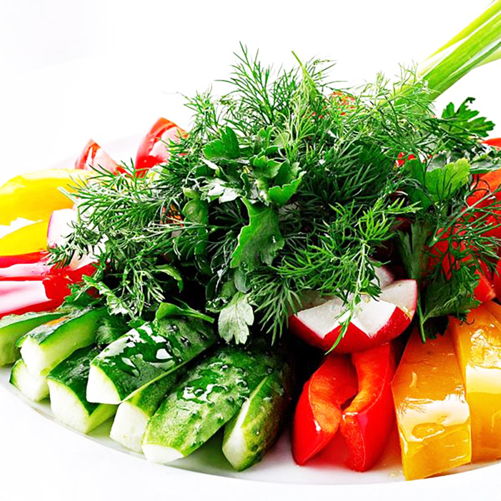 Салат овощное ассорти калорийность